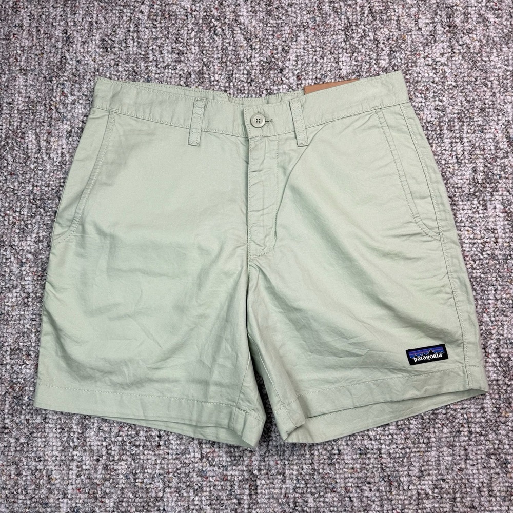 Patagonia Shorts Mens 28 Lightweight All Wear Hemp Hiking Outdoors Green NWT